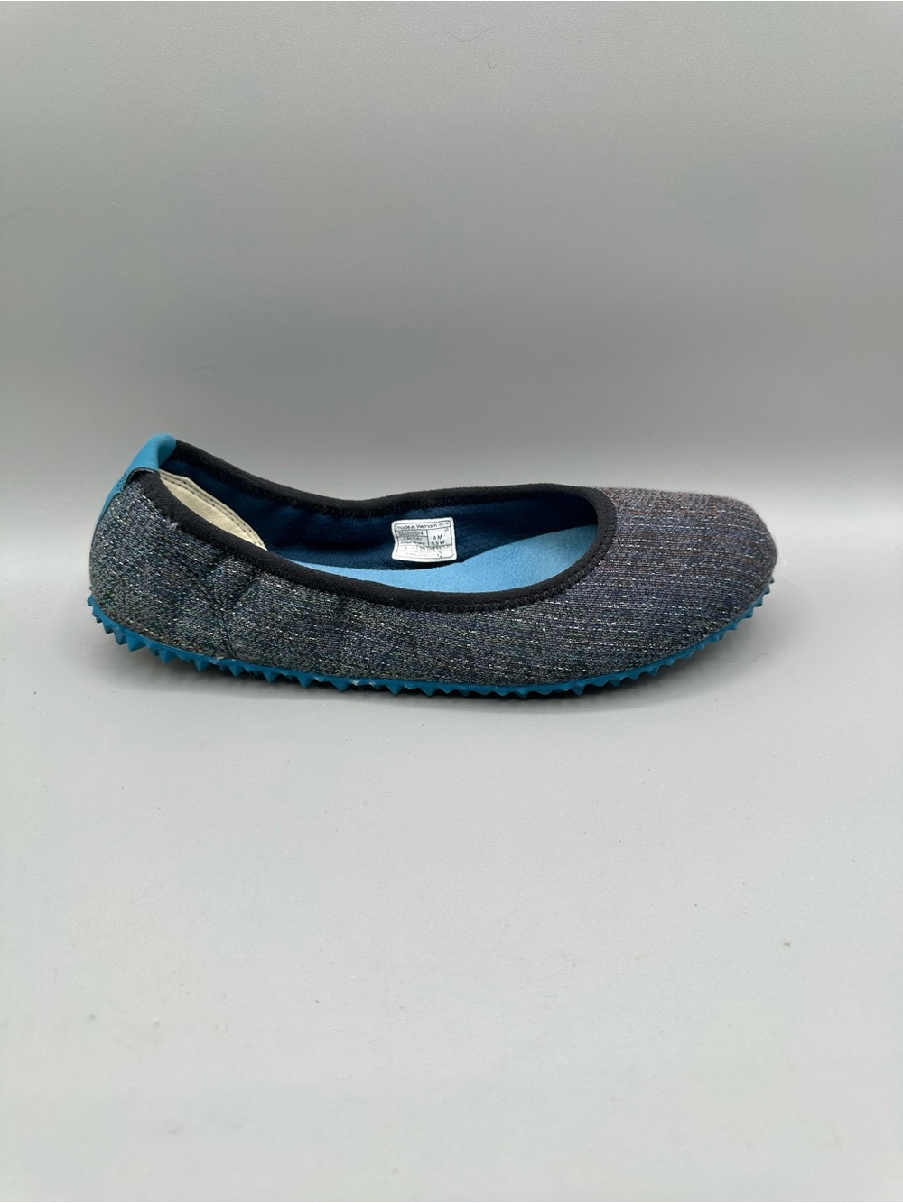 Plae Crosby Ballet Flats Youth 4 Textured Grey Upper Slip On